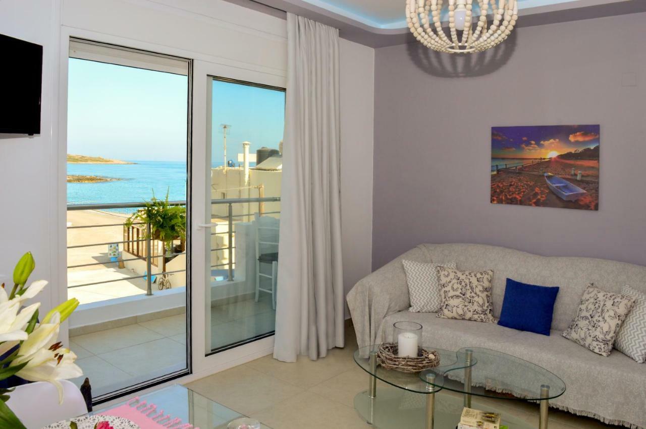 Meltemi Beach Apartments ミラトス エクステリア 写真